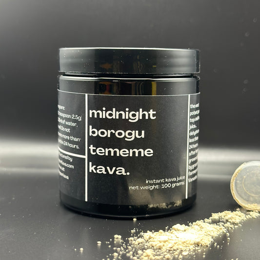 "Midnight" Borogu Tememe Kava (Instant)